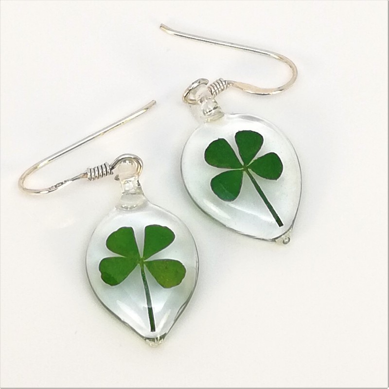 Boucles d'oreilles Trèfle